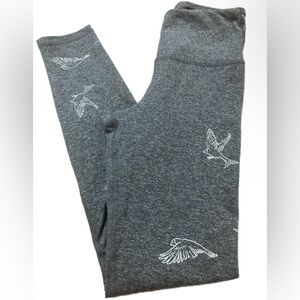 Anthropologie Daily Practice Nightingale Bird Leggings XS
